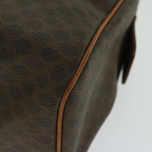 CELINE Macadam Canvas Hand Bag PVC Brown Auth ep3408 - Picture 10 of 16